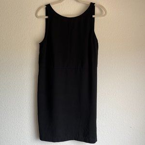 COPY - Tildon Sleeveless Black Shift Dress with Low back